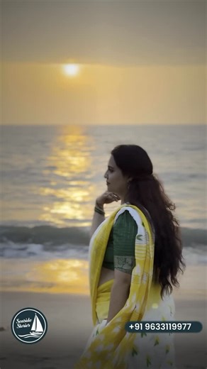 Swapna Pillai on Instagram: "@seaside.stories__ “Let the sea heal you • ⁠Every sunset feels personal here 🌅"