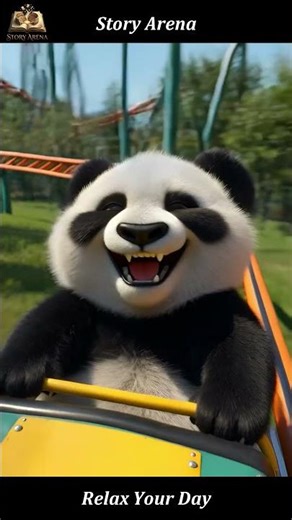 Panda on the Roller Coaster !!! Relax Your Day Again !!!