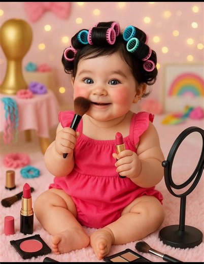 Adorable Baby Makeup Transformations