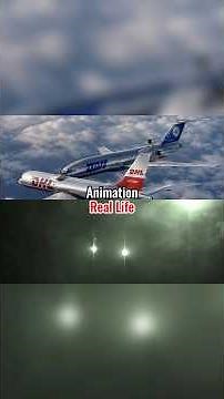 Uberlingen Mid Air Collision - Animation vs Real Life (Footage) #shorts