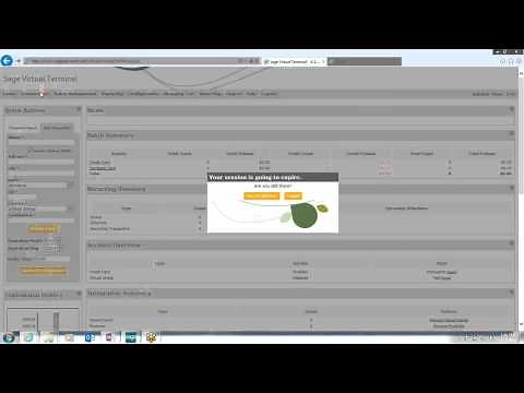 Sage Payment Virtual Terminal