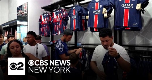 PSG merch flies off store shelves in NYC ahead of Club World Cup Final