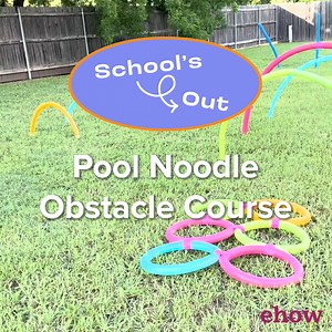5.8K views · 24 reactions | Use pool noodles to create a DIY obstacle course with tunnels, arches, hurdles, a ring toss, and more! DIY: https://bit.ly/3LMCcNu | ehow | Facebook