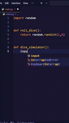 Roll Dice in Python #python #programming