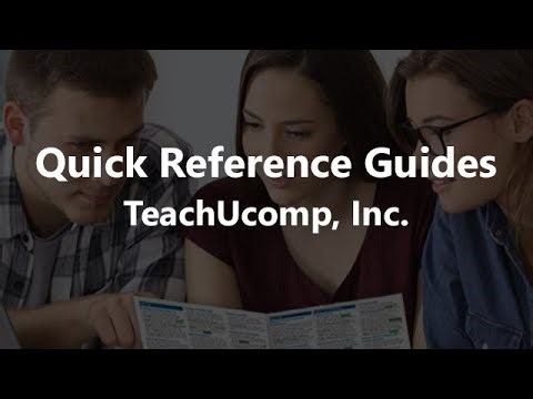 TeachUcomp Quick Reference Guides