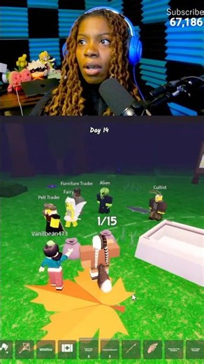 The Cultist and Alien came to our thanksgiving dinner!! #99nightintheforest #99nights #nellydrayton