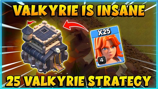 13K views · 128 reactions | 25 Valkyrie Attack Strategy TH9 | TH9...