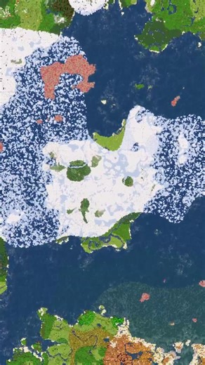 akirby80 - Minecraft Seeds on Instagram: "Cold Continent Island - Minecraft 1.21.11 Java Edition Seed"