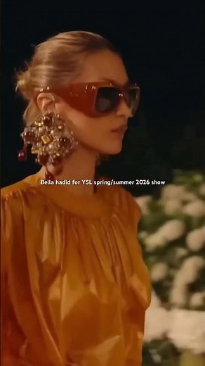 Bella Hadid’s ICONIC YSL Spring/Summer 2026 Runway Walk 😍🔥