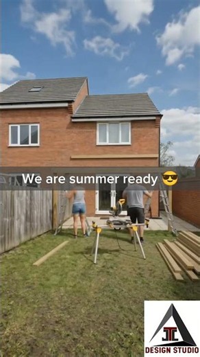 DIY Solar Pergola in Our Back Garden 🔨☀️ #diy #gardenbuilds #pergola #summer