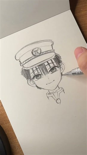 Drawing Hanako kun #art #drawing #drawingprocess #anime #sketch #hanakokun #animeart