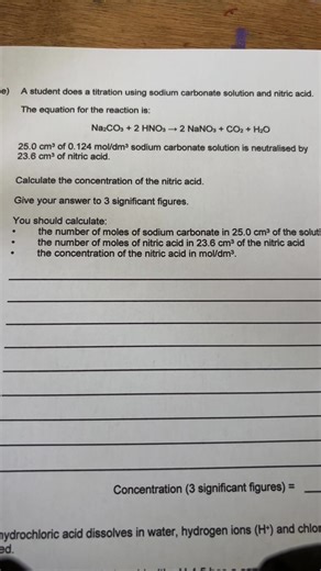 Titration question part 1 #scienceathome #science #fyp #AQA #aqasciencegcse #aqasciencegcse #ocrbiologygcse #sciencetuition #exams #sciencetuition #gcses #gcsechemistry