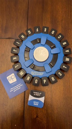 Kaelin Dunn on Instagram: "#ad Fast thinking, quick tapping, and tons of giggles—The viral Original Tapple Game by @theopgames makes family game night a win for everyone. Challenge the family to tap the letters of the portable wheel as you come up with words for various categories before the ten-second timer runs out! This game is available at Walmart, click the link in my stories now! 🏆 @theopgames BLANK SLATE™. #theopgames #theopgames25 #FamilyGameNight #BoardGamesNight"