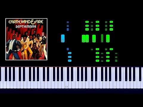 Earth, Wind & Fire - September Do you remember... Piano Tutorial
