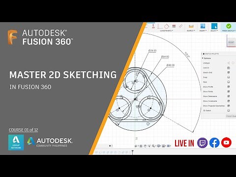 Master 2D Sketching in Fusion 360