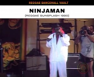 The Don Gorgan Ninjaman at Reggae Sunsplash 1990 Blessed Earthday #reggae #dancehall #jamaica #riddim #ninjaman #reggaesunsplash #reggaedancehallvault ❤️💚💛 | Reggae Dancehall Vault