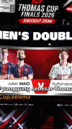 Underdogs… but making history. 🇫🇷🔥France's journey in the 2026 Thomas Cup