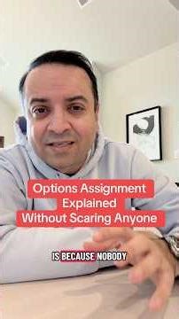Options Assignment Explained Without Scaring Anyone #investing #trading #option trading