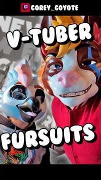 REAL LIFE V-TUBER FURSUITS #furry #vtuber #vlog #fursuit