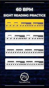 Master Rhythm Foundations! 🥁 Sight Reading Practice for Beginners at 60 BPM