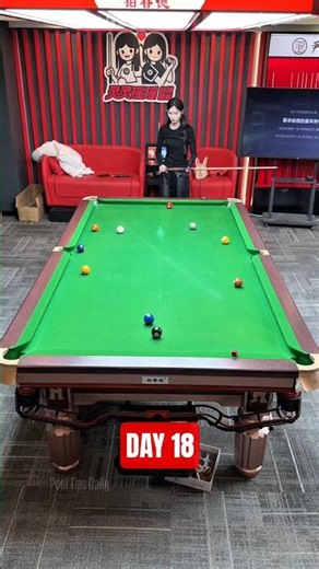 100-Day Pool Challenge – Day 18: Refining Every Shot! 🎱 #billiards #poolskills