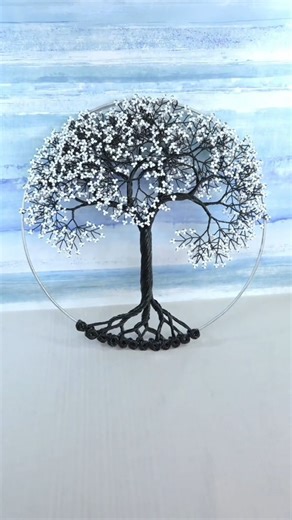 Lucky Roots Canada on Instagram: "Wire tree tutorial 😉 #wiretree #handmade #art #natureinspired Luckyrootscanada.com"