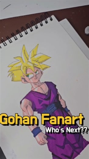 Gohan Fanart – Who’s Next#gohan #dragonball #dragonballz #dbz#fanart #animeart #mangaart #drawing