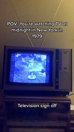 #1970s #television #signoff #1979 | singing national anthem laughing