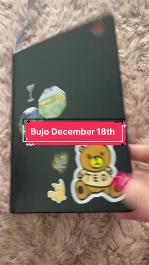 December 18th Bullet Journal: Angel Doodle and Chill Day with My Boyfriend