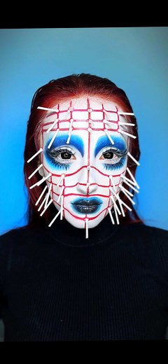 Pinhead Baddie Makeup Tutorial for Halloween