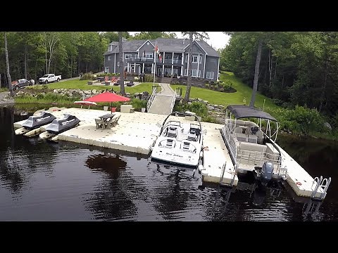 Incredible EZ Dock Floating Dock Set Up