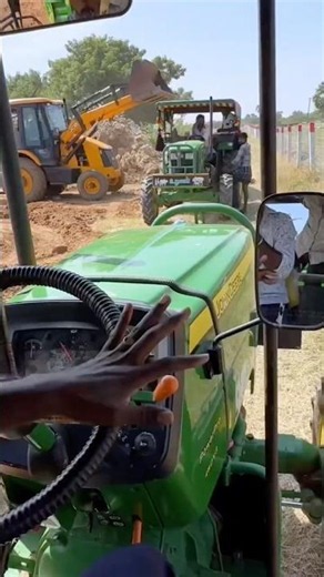 JCB 3DX Well Gravel Loading in 2 Tractor for Road Making #jcb #tractor #jcbvideo