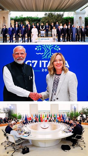 Narendra Modi on Instagram: "Here are the highlights from a productive G7 Summit in Italy."