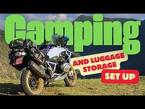 A very quick review on R1250GS camping setup Moskomoto 80l reckless