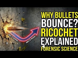 RICHOCHET in Forensic Ballistics | Critical Angle, Wounds & Bullet Behaviour Explained