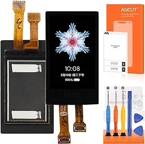 LCD Screen for Fitbit Charge 3 LCD Screen Replacement for Fitbit Charge 3 LCD Display Digitizer Touch Screen Assembly Repair Parts with Tools