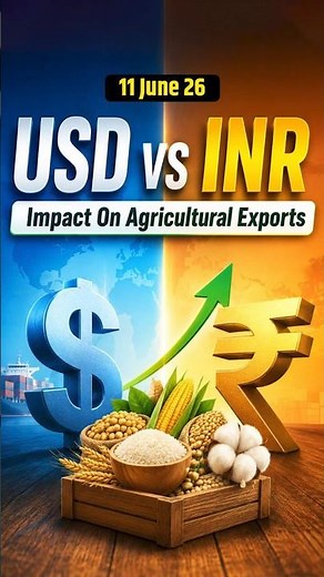 USD vs INR: Impact On Agricultural Exports #usdvsinr #shorts