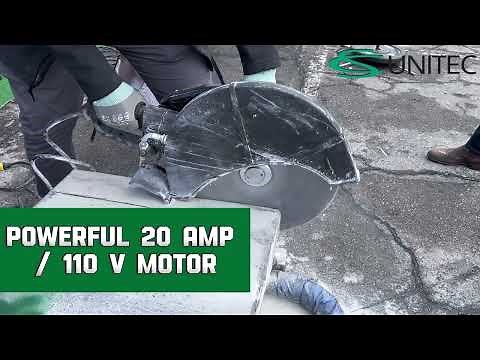Concrete Cutoff Saw | 16" Electric Power | CS Unitec ETR 400.2 P