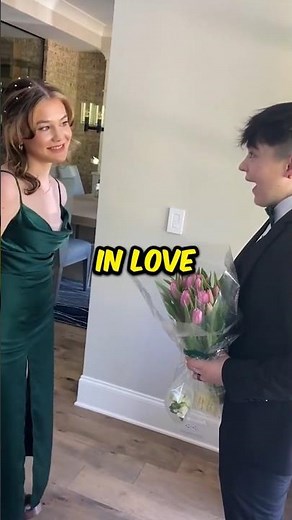 Guy Reacts to His Girlfriend Wearing a Prom Dress #shorts