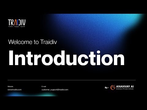 Traidiv Introduction
