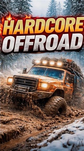 🔥 Hardcore Offroad | 🔥 Hardcore Offroad in SnowRunner 😱 No Mercy! #shorts