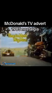 McDonald's TV advert 1985 nostalgia #nostalgia #tv #advert #mcdonalds #80snostalgia #mcds #mcdonaldshacks #retro #vintage #bigmac #burger #fries🍟 | Nostalgia Wizard