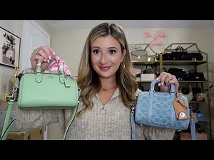 Coach Mini Rowan vs Ruby 18 Review & Comparison! What Fits?