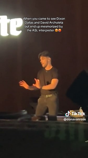 LIKE PLEASE SIR 🥵 #aslinterpreter #asl #pridefest #milwaukeepride #pride #concerts #hot #gay #lgbt