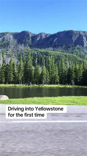 Driving into Yellowstone: First-Time Visit Excitement
