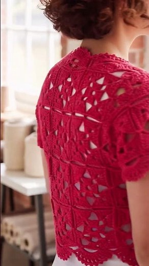 Crochet bolero written pattern #crochet