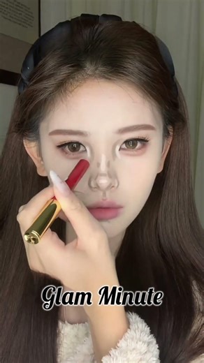 How to Contour Your Nose like a pro_Easy Makeup Hack for Natural Glow#NoseContouring #MakeupTutorial
