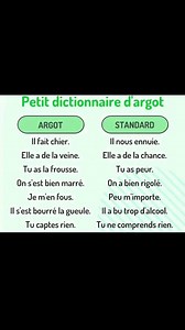 648K views · 1.3K reactions | Petit dictionnaire d'argot #apprentissage #learning #france #french #apprendre #francais #learnfrench | LibraStory | Facebook