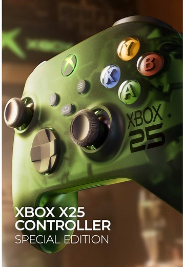 Xbox Controller X25 Special Edition — OG XBOX Green Controller