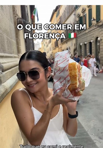 Tudo que comi e realmente vale a pena em Florença! 🇮🇹 #fyp #florença #viagem #europa